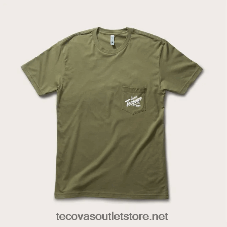 Tecovas erkekler orijinal tişört 884B42 yeşil